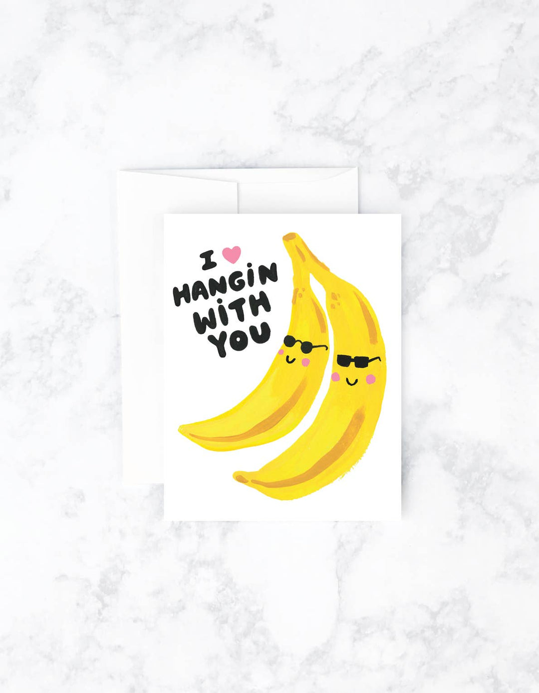 Banana Hangs Greeting Card