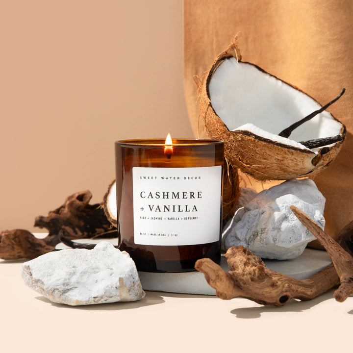 Cashmere and Vanilla 11 oz Soy Candle