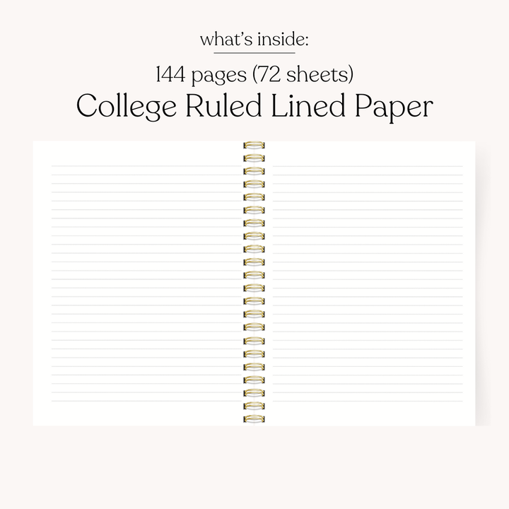 Primrose Petals Hardcover Spiral Notebook