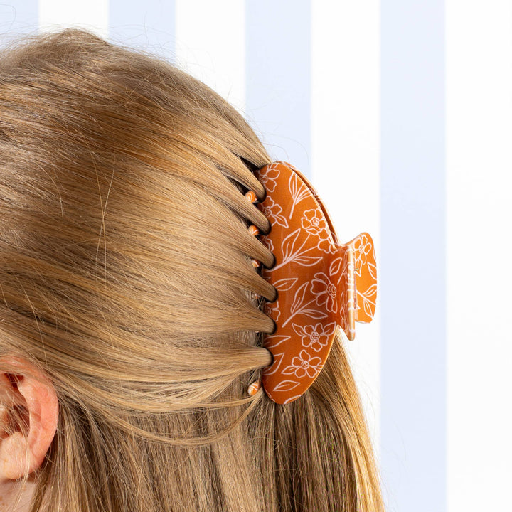 Terracotta Claw Clip