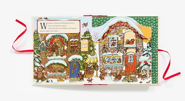 Christmas is Coming to Town: A Foldout Christmas Village & Advent Calendar