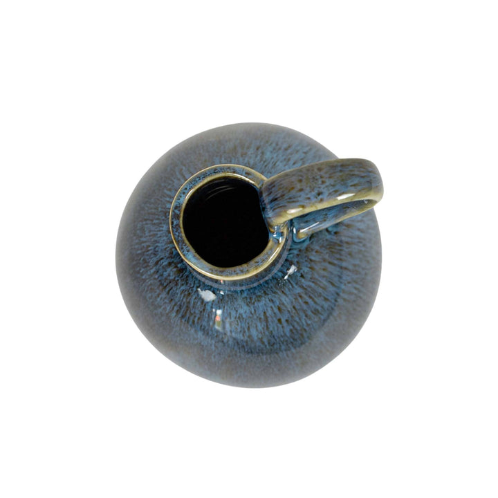 Nalin Blue Ceramic Pitcher Vase