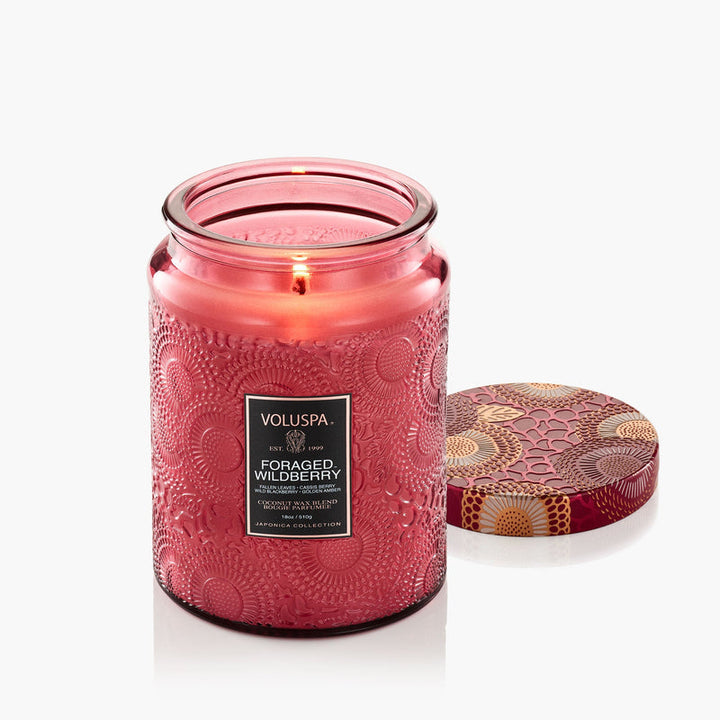 Foraged Wildberry Large Jar Candle