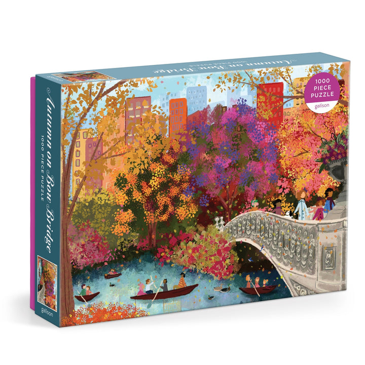 Autumn on Bow Bridge 1000 Piece Puzzle