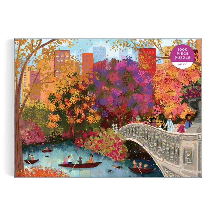 Autumn on Bow Bridge 1000 Piece Puzzle