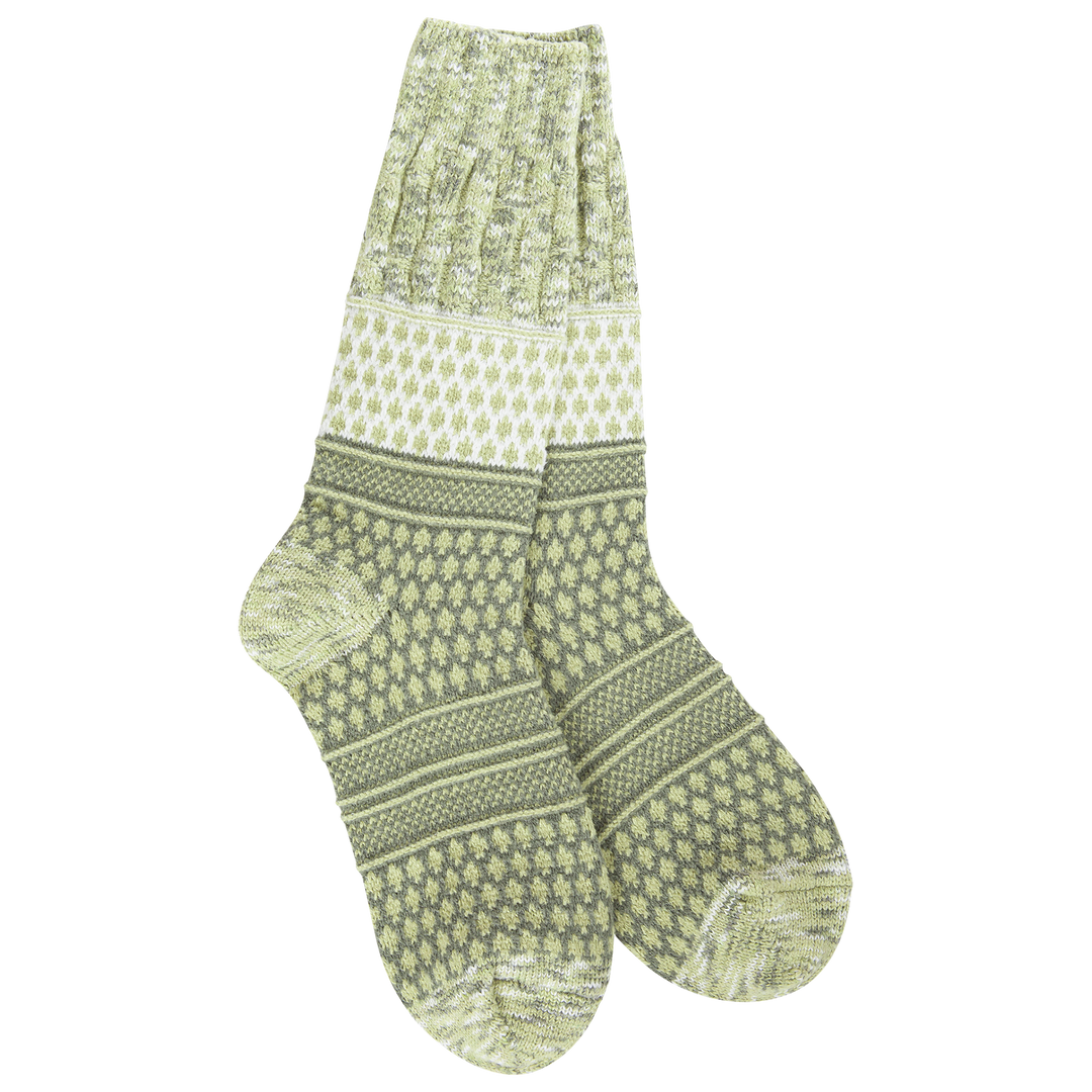 World's Softest Textured Crew Socks - Envy Multi