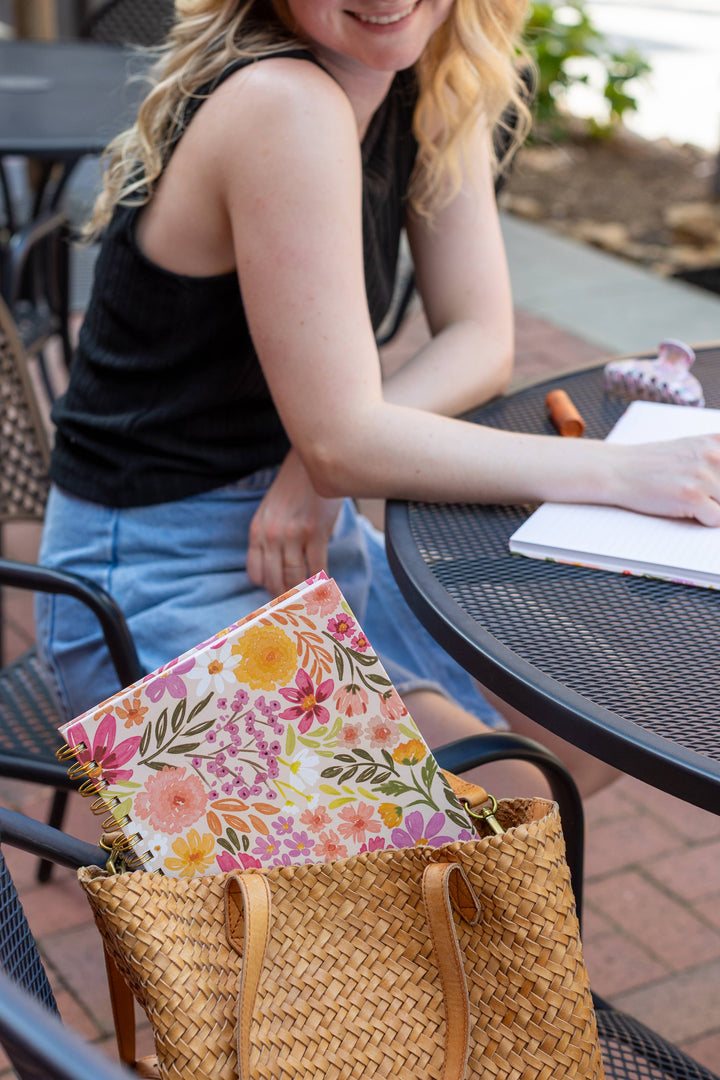 Primrose Petals Hardcover Spiral Notebook