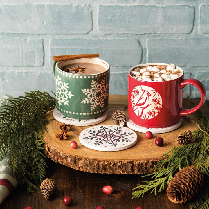 Good Tidings Snowflake Mug