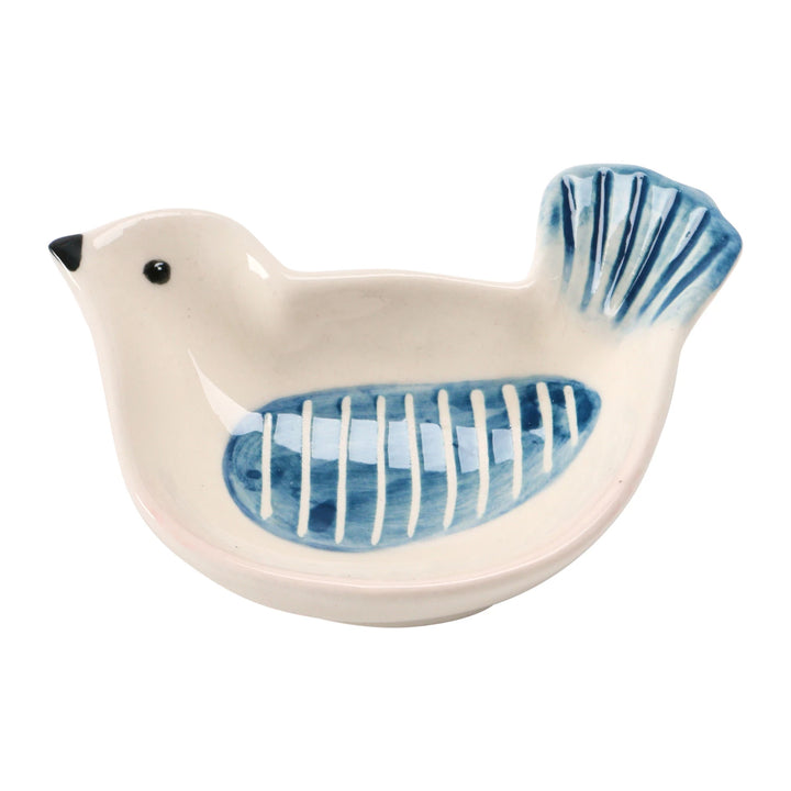 Stoneware Bird Shaped Dish - Merry Piglets