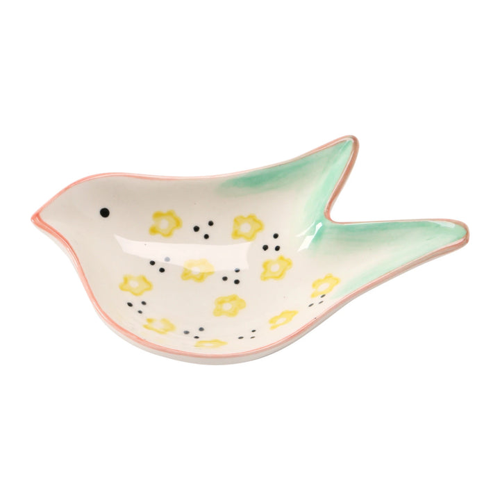 Stoneware Bird Shaped Dish - Merry Piglets