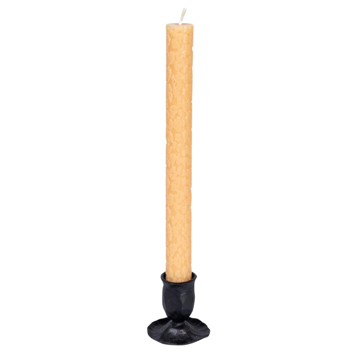 Short Black Cast Iron Taper Holder