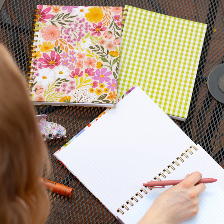Primrose Petals Hardcover Spiral Notebook
