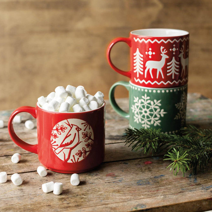 Good Tidings Snowflake Mug