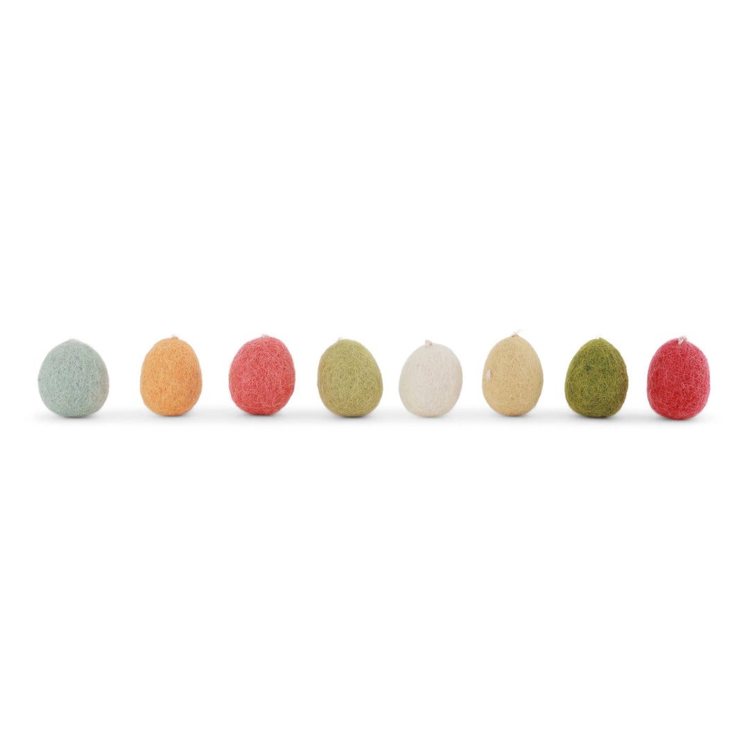 Colorful Mini Wool Eggs Set