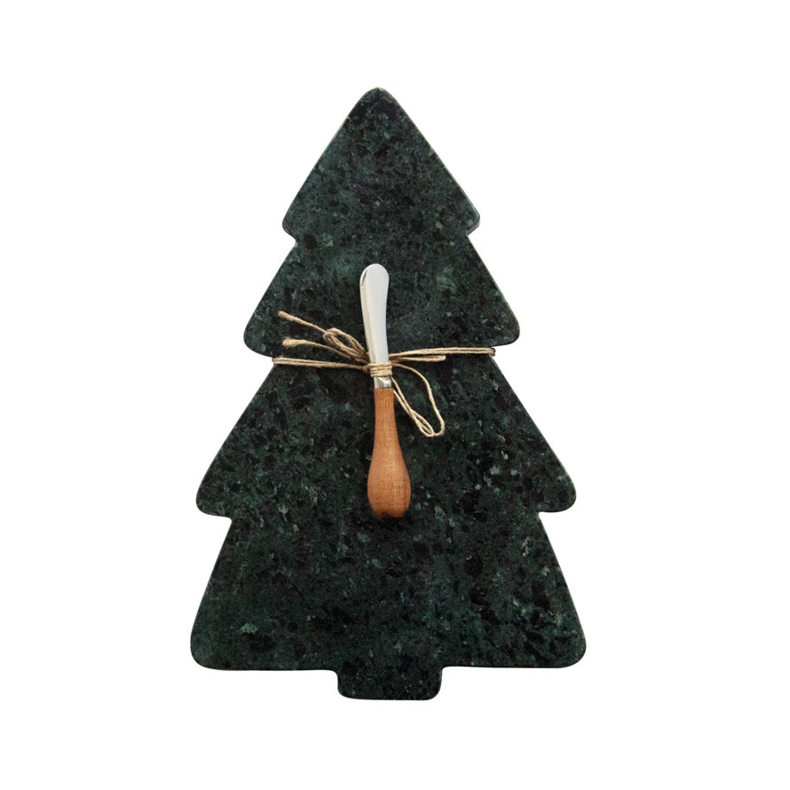 Marble Tree Cheese Cutting Board