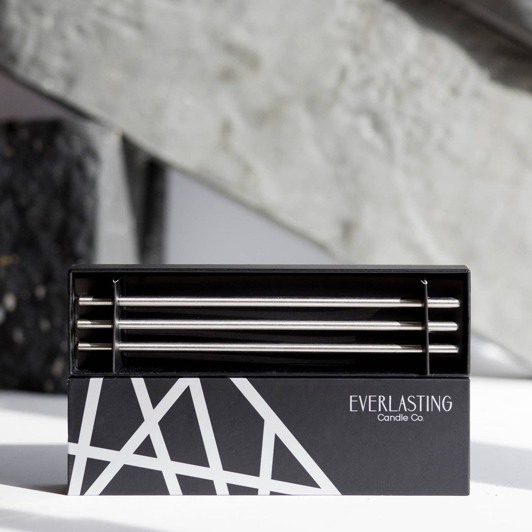 Silver Everlasting Candle Set - Merry Piglets