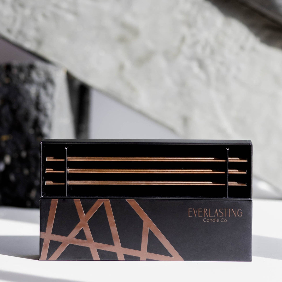 Copper Everlasting Candle Set - Merry Piglets