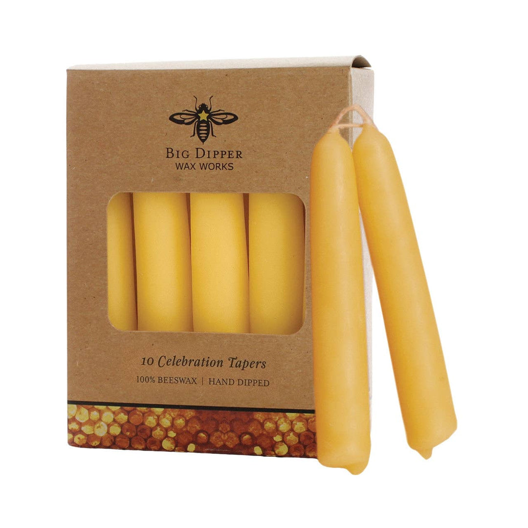 Beeswax Celebration Tapers - Merry Piglets
