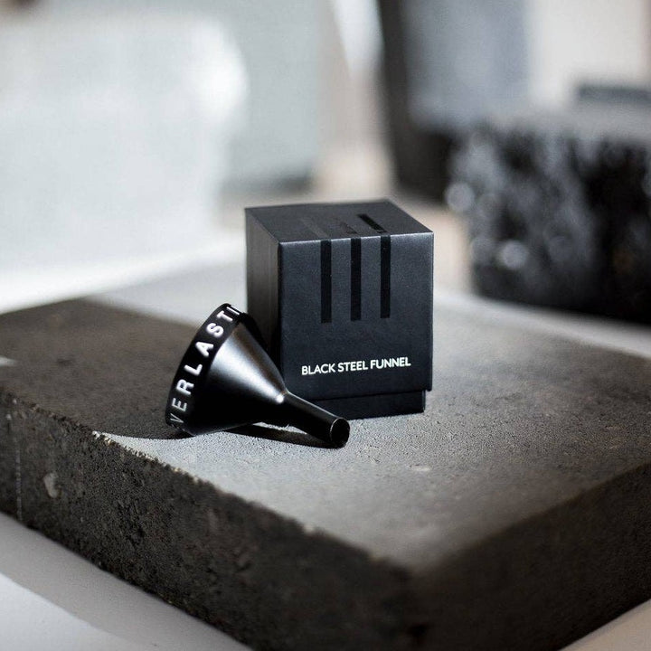 Black Steel Funnel - Merry Piglets