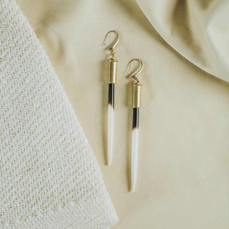 Quill Earrings - Merry Piglets