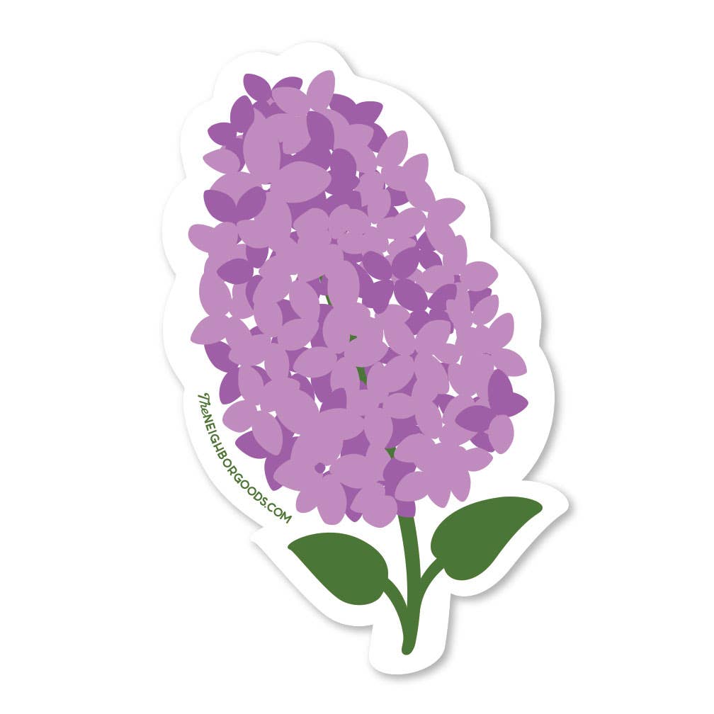 Lilac Sticker - Merry Piglets