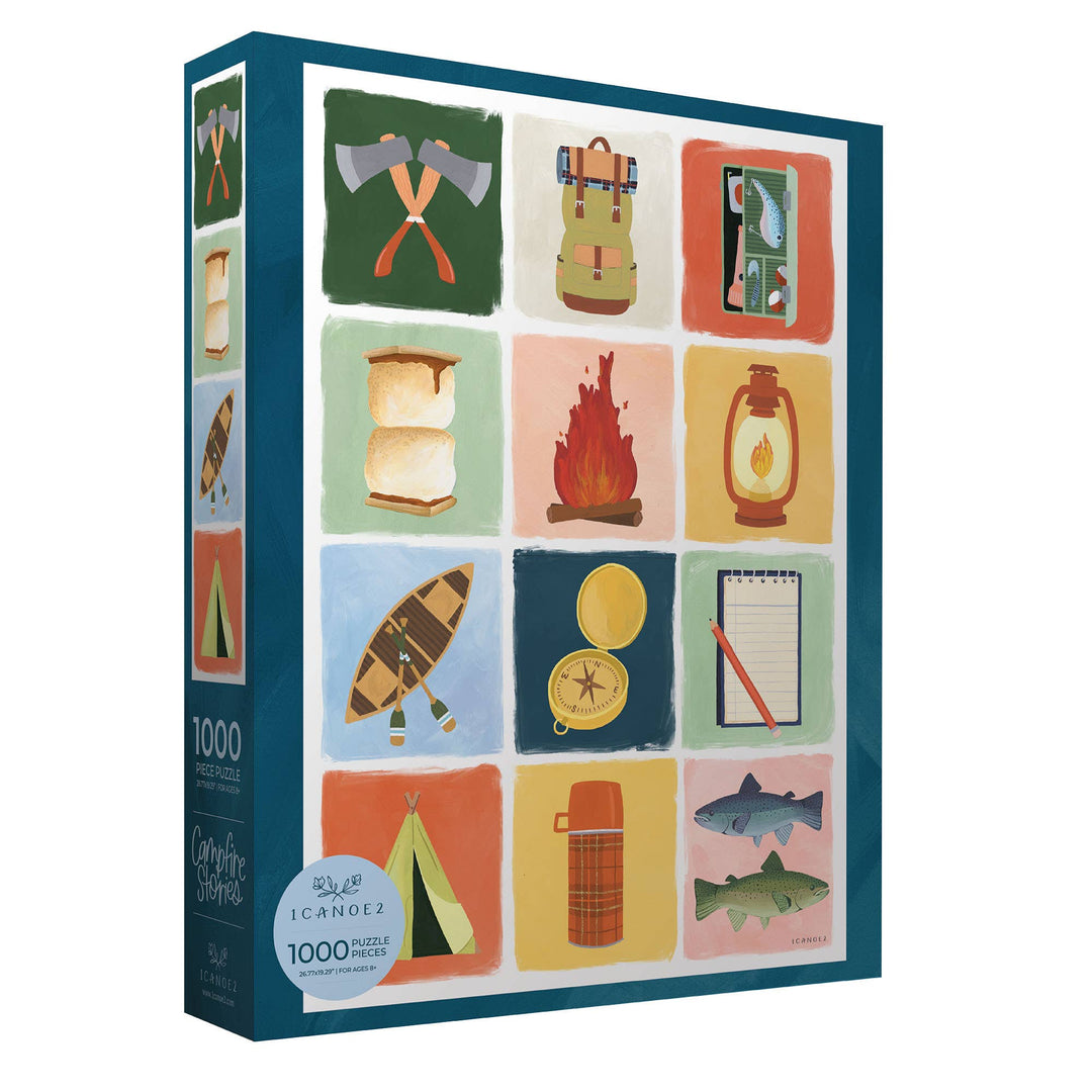 Campfire Stories 1000 Piece Puzzle - Merry Piglets
