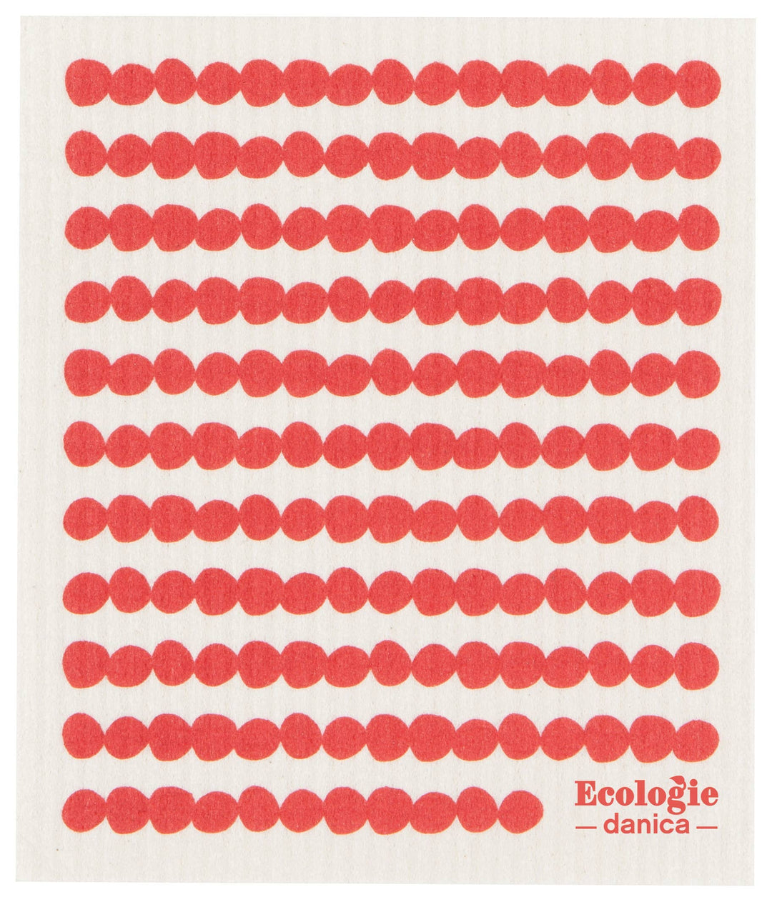 Red Dot Swedish Dishcloth - Merry Piglets