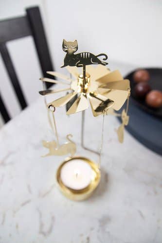 Cat Family Angel Chime