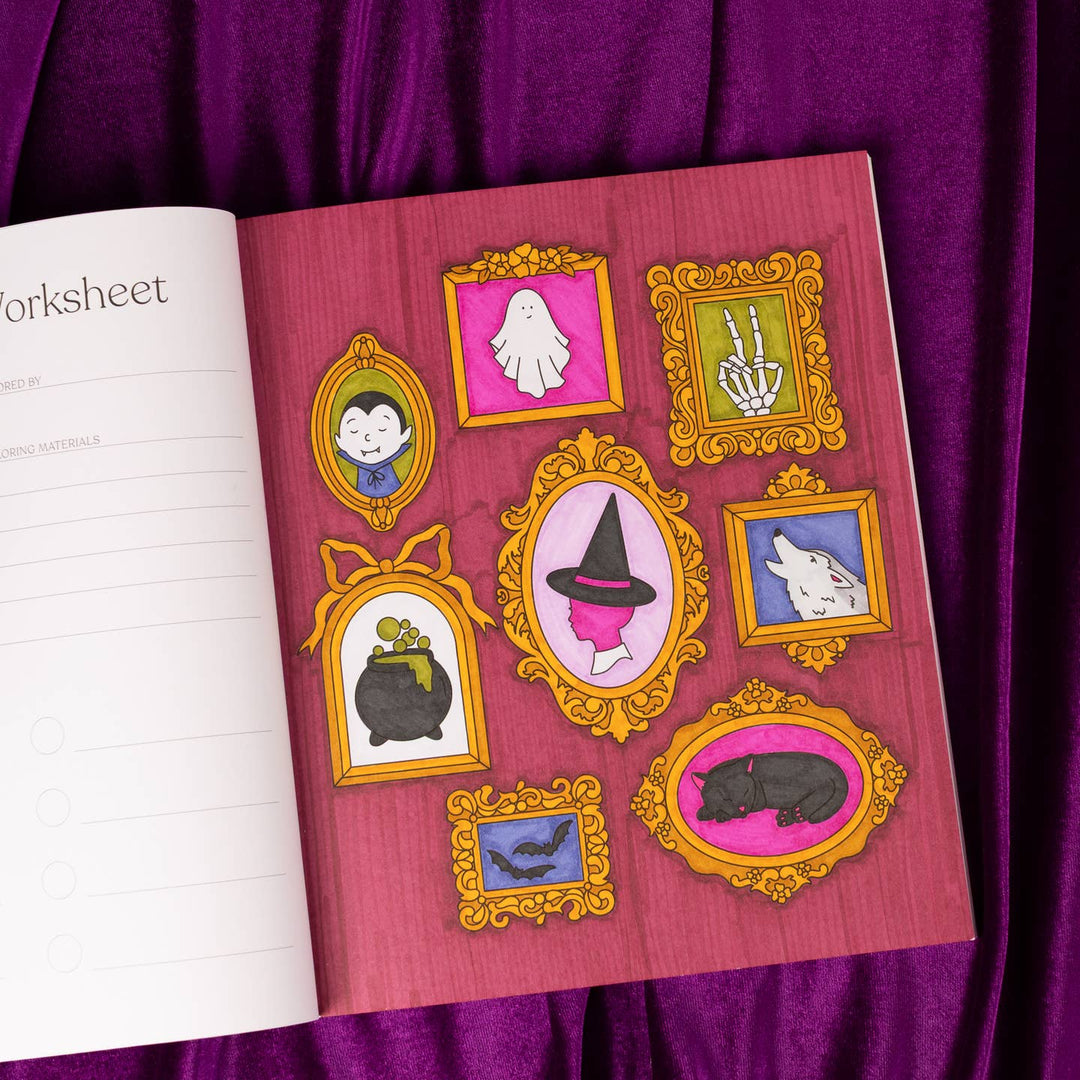Sweet & Spooky Coloring Book