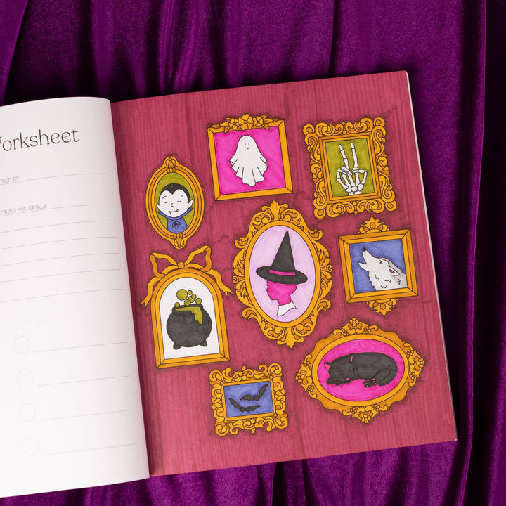 Sweet & Spooky Coloring Book