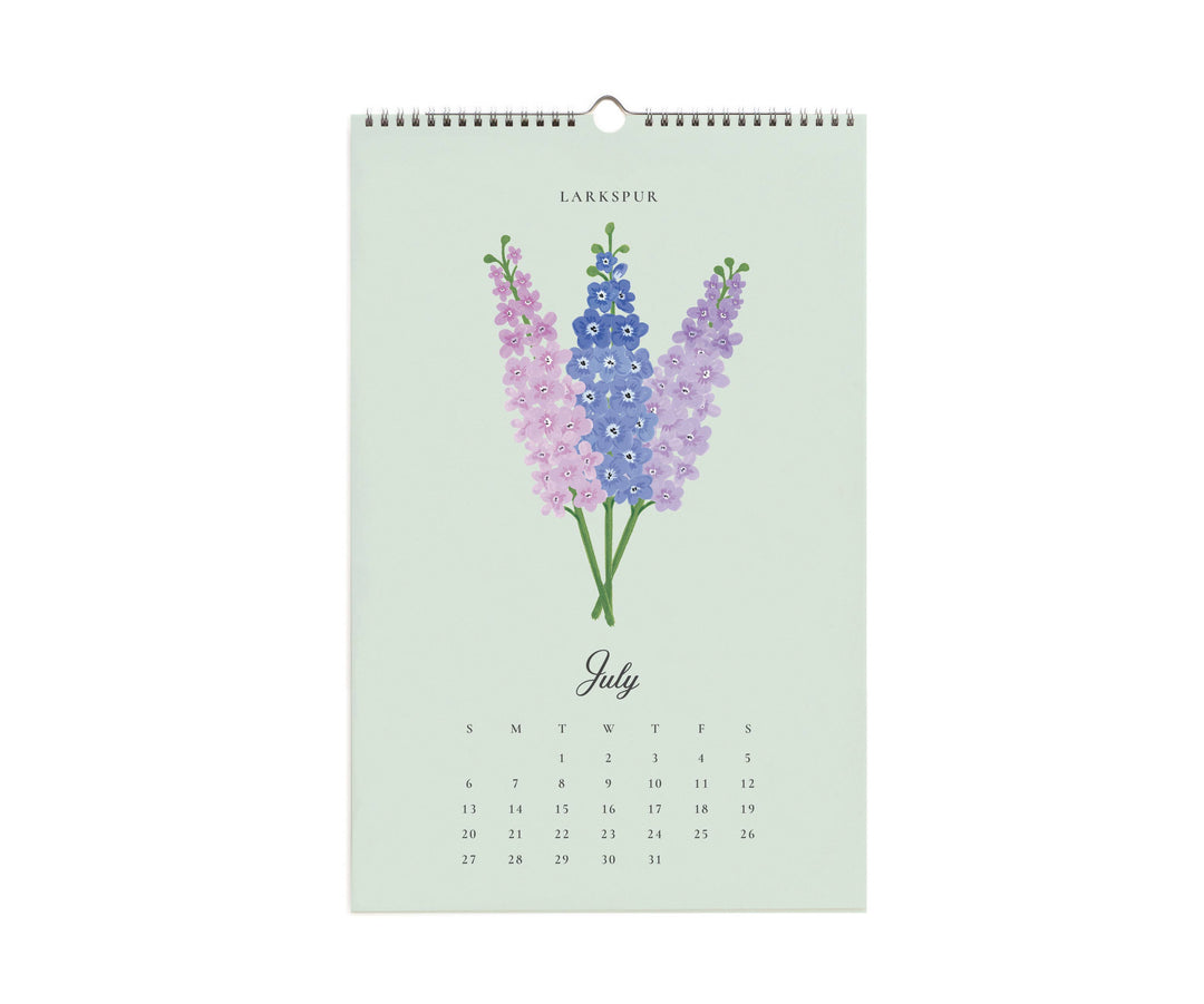 2025 Say It With Flowers Wall Calendar