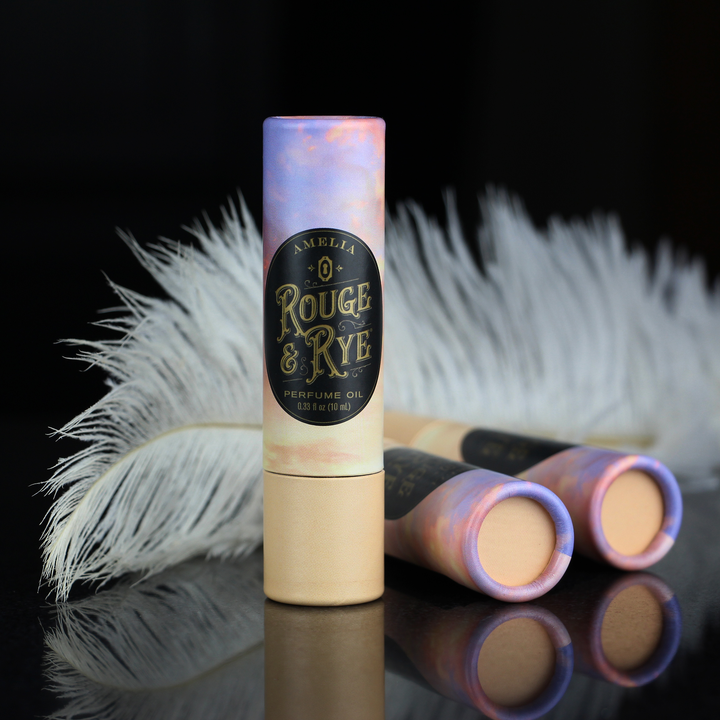 Amelia Leather, Violet, Vanilla and Birch Perfume Oil