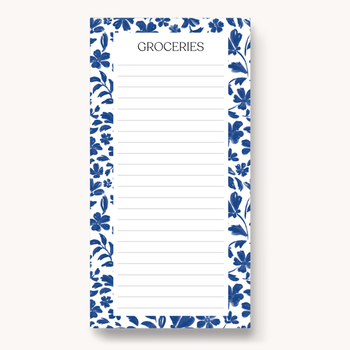 Porcelain Magnetic Grocery List Notepad