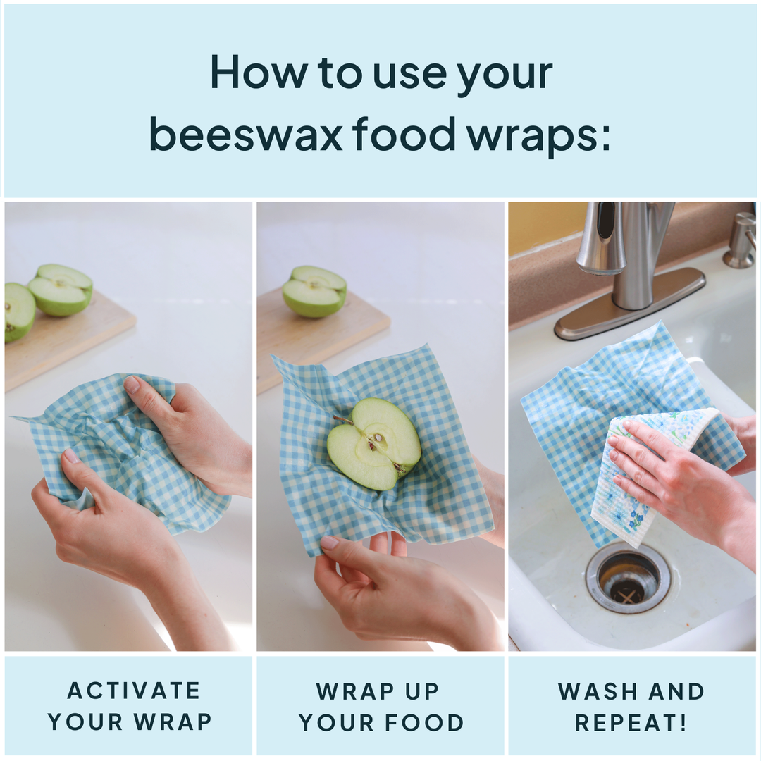 Beeswax Wrap Variety Set - Blue