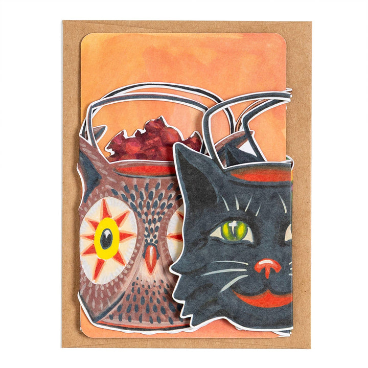 Spooky Sweets Halloween Accordion Greeting Card