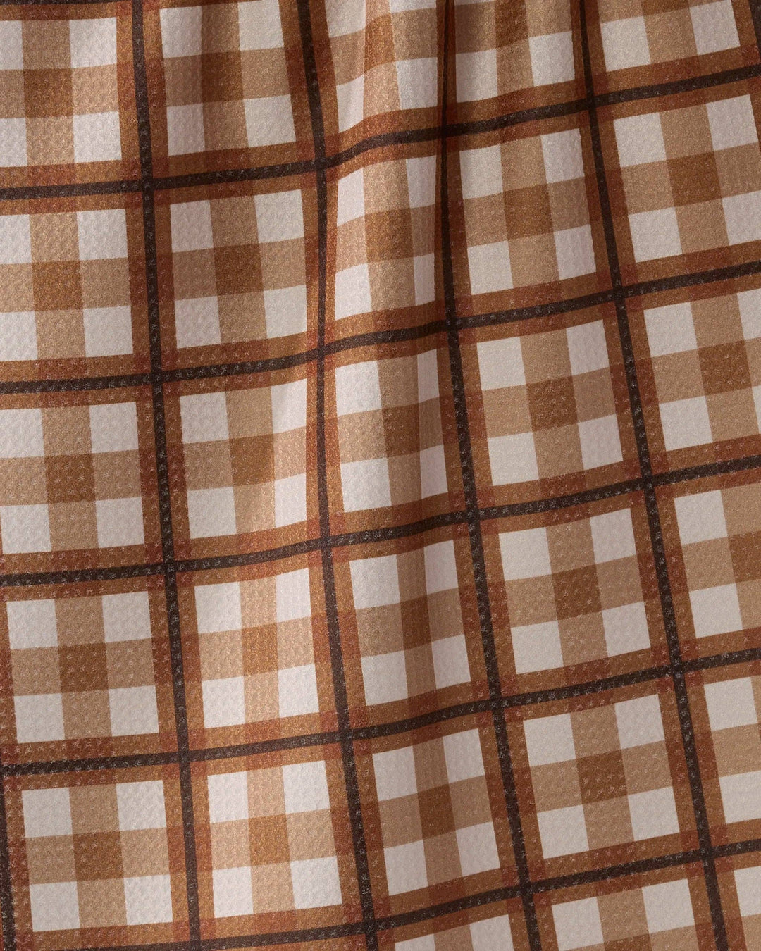 Rich Cocoa Tea Geometry Tea Towel