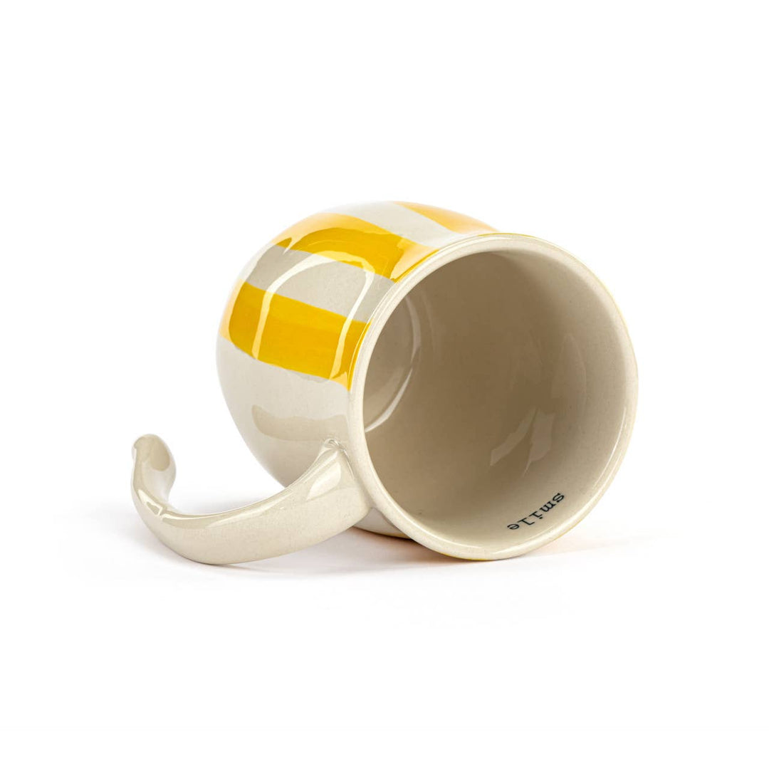 Smile Heart Stripe Mug