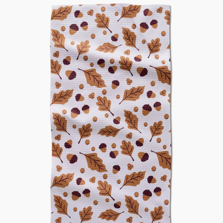 Falling For Fall Geometry Bar Towel