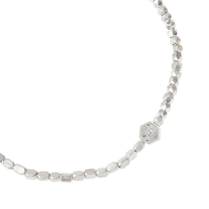 Mini Silver Metal Stacking Bracelet