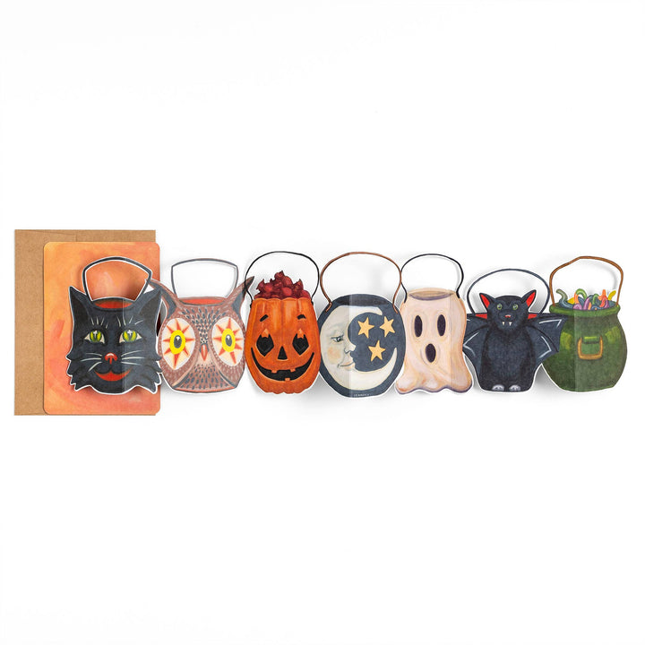 Spooky Sweets Halloween Accordion Greeting Card