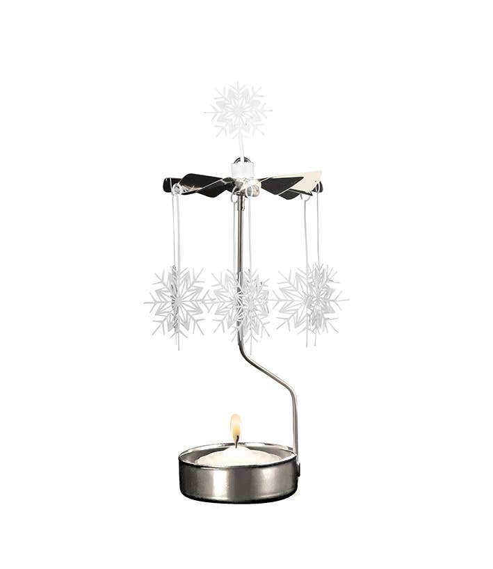 White Snowflake Angel Chime