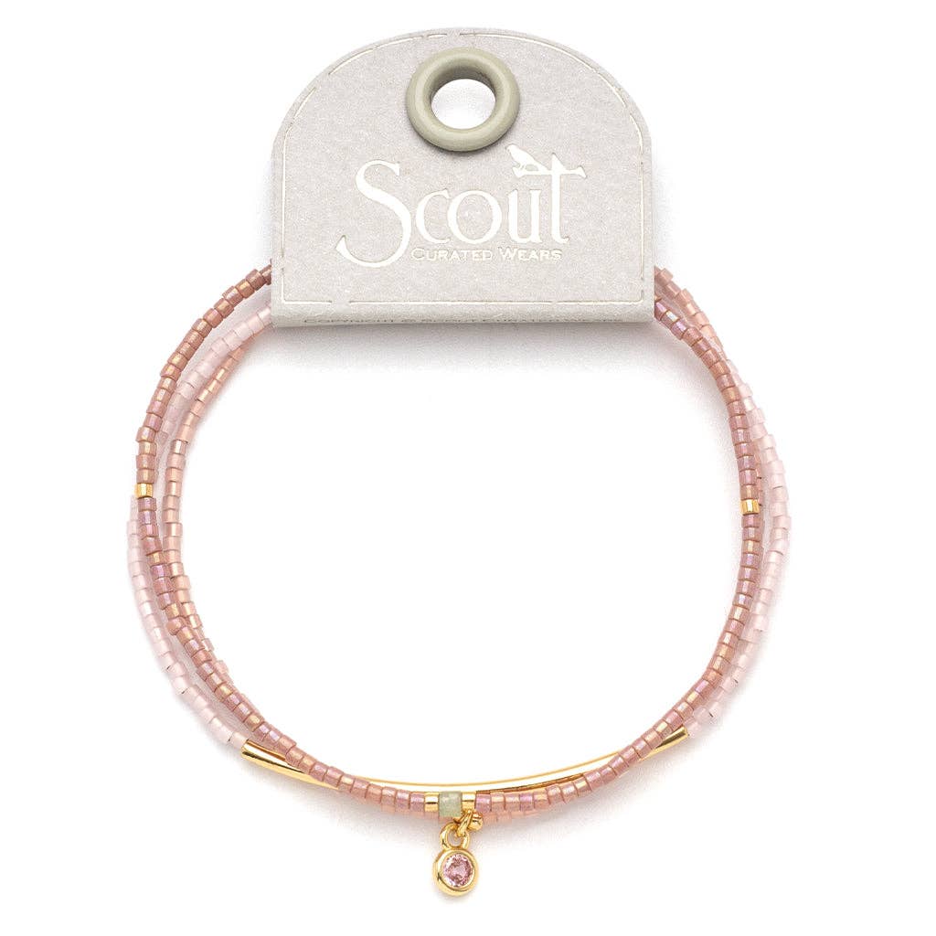 Bracelet Trio - Blush/Gold