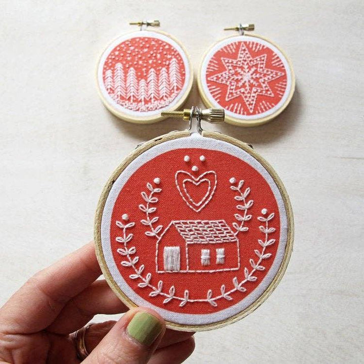 Holiday Ornaments Embroidery Kit