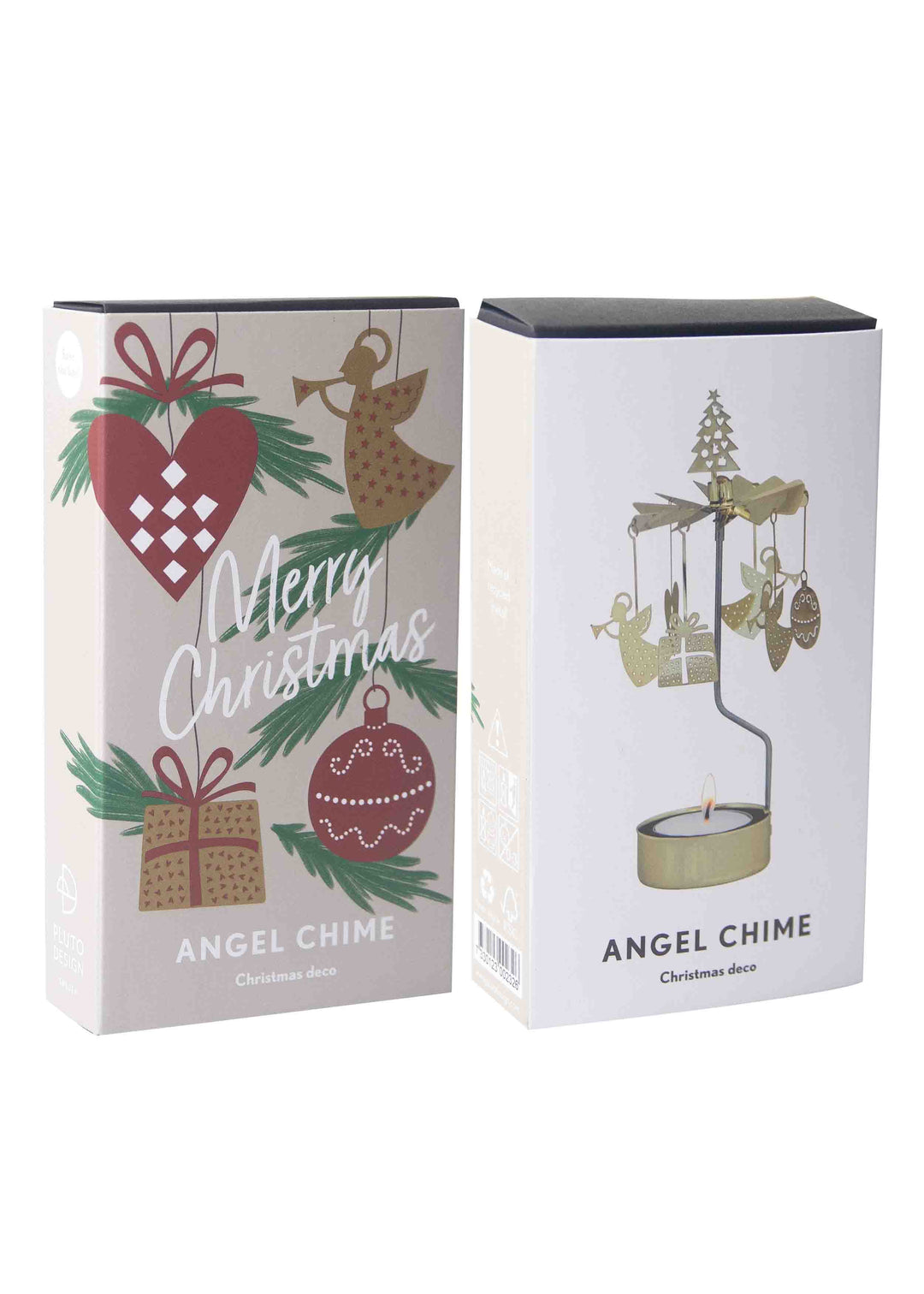 Gold Christmas Medley Angel Chime