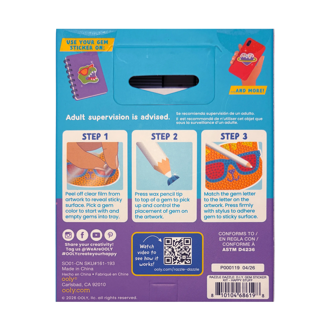 Happy Stuff DIY Gem Sticker Kit