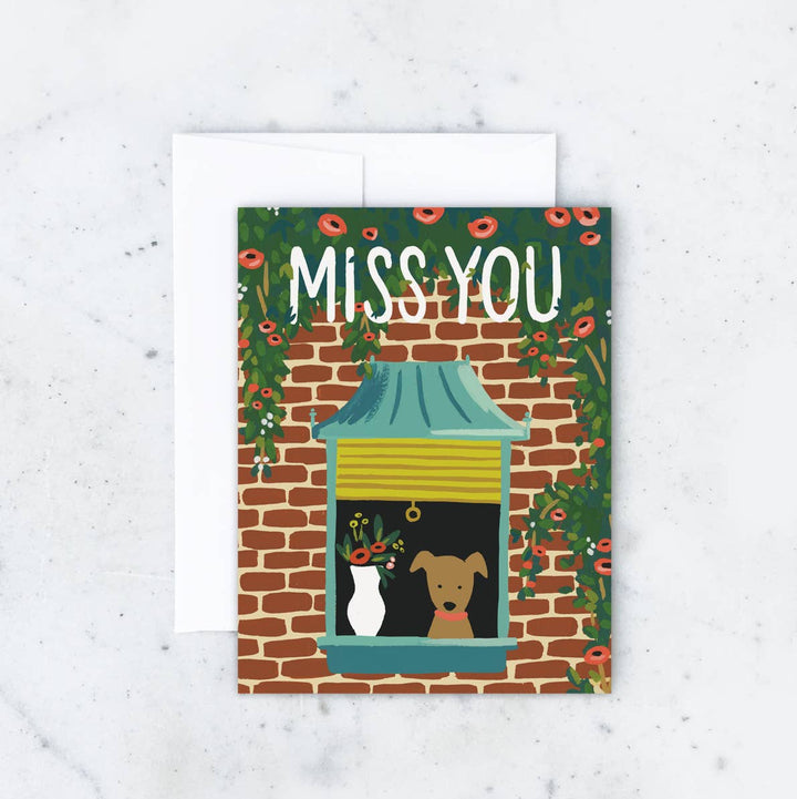 Miss You Greeting Card