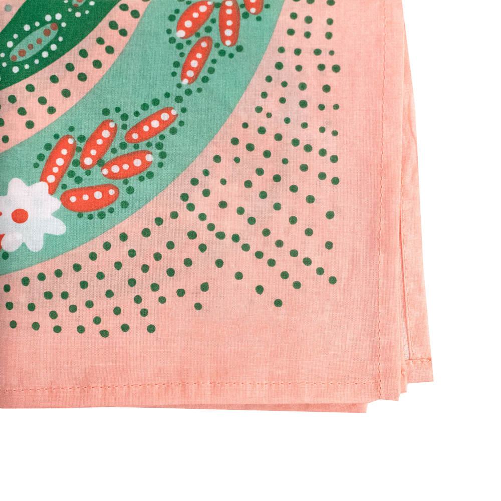 Pink Snakes Bandana