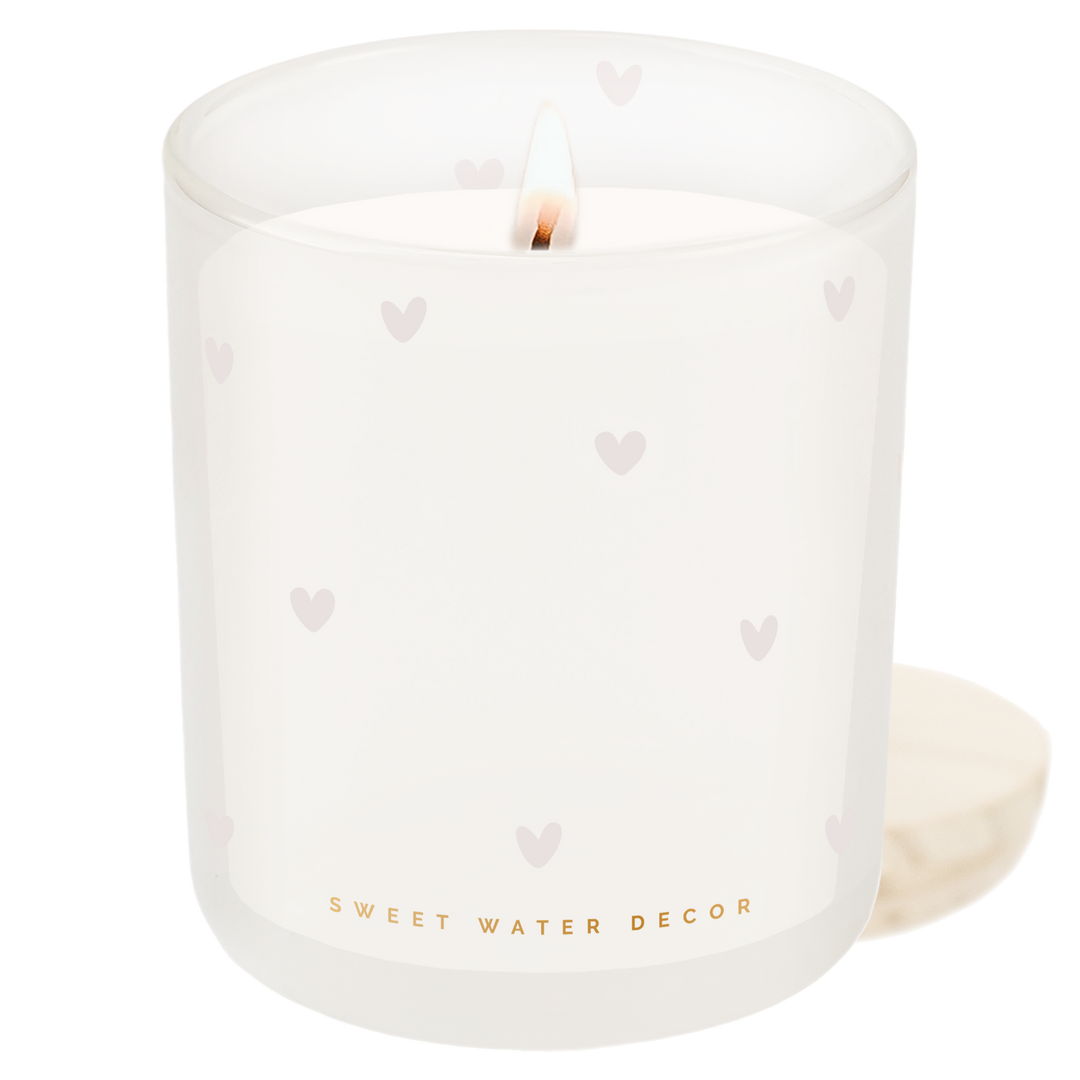 All Over Hearts Candles