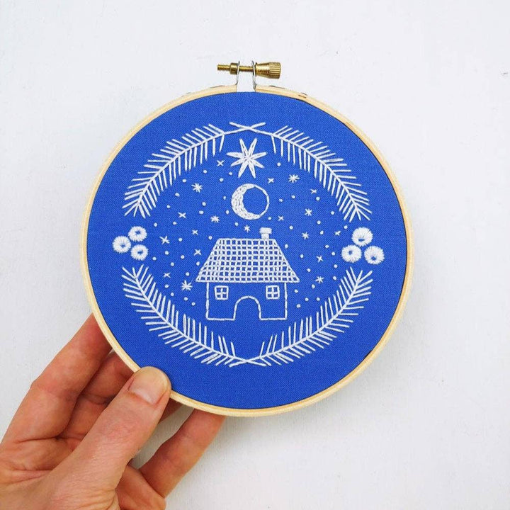 Holiday Home Embroidery Kit