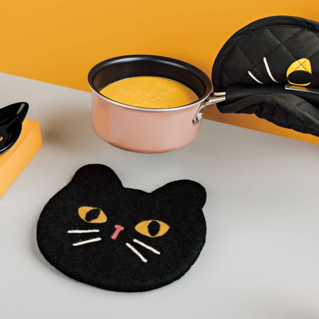 Black Cat Potholder